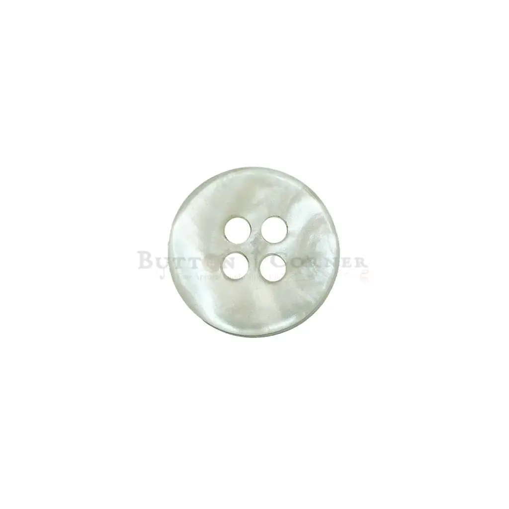Smooth Surface Marble Textured 4-Hole Polyester Shirt Button