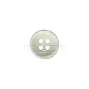 Linear Pattern Textured 4-Hole Polyester Shirt Button