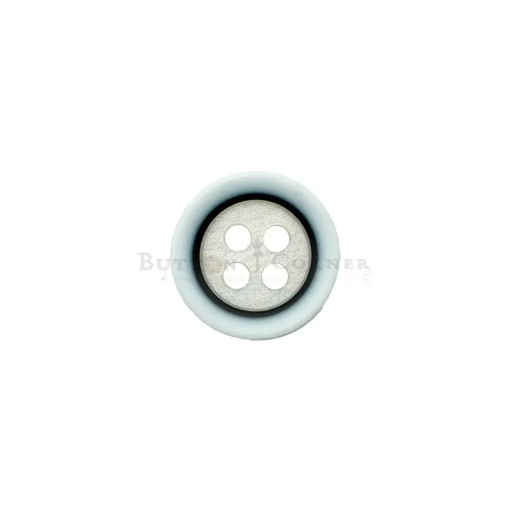 Inner Groove Ring Concentric Rim 4-Hole Polyester Shirt Button
