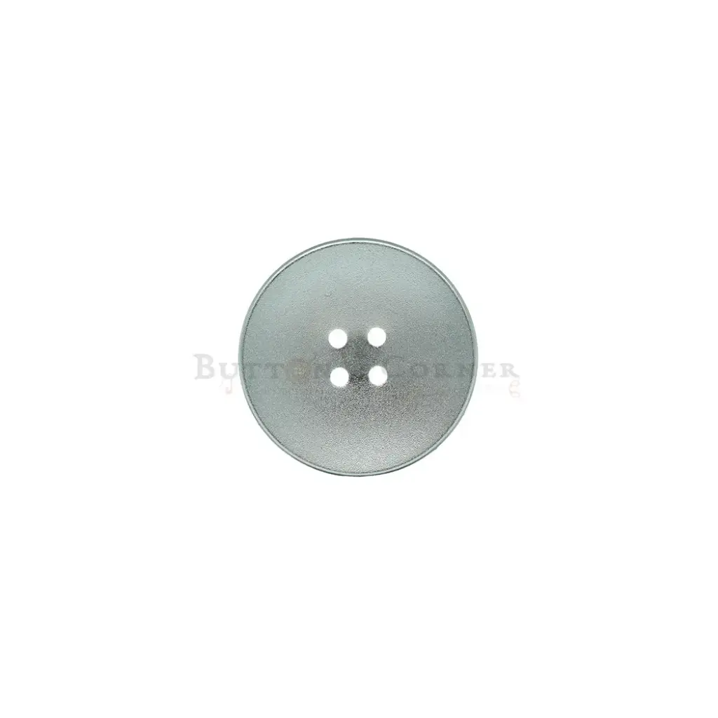 Stippled Convex Domed Textured 4-Hole Aluminium Button