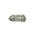 53.5mm Layer Organic Fluid Curved Design Scarf Buckle