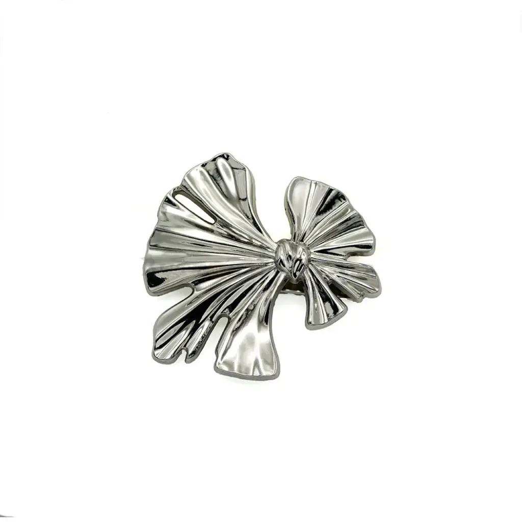 50mm Ginkgo Leaf Style Scarf Buckle