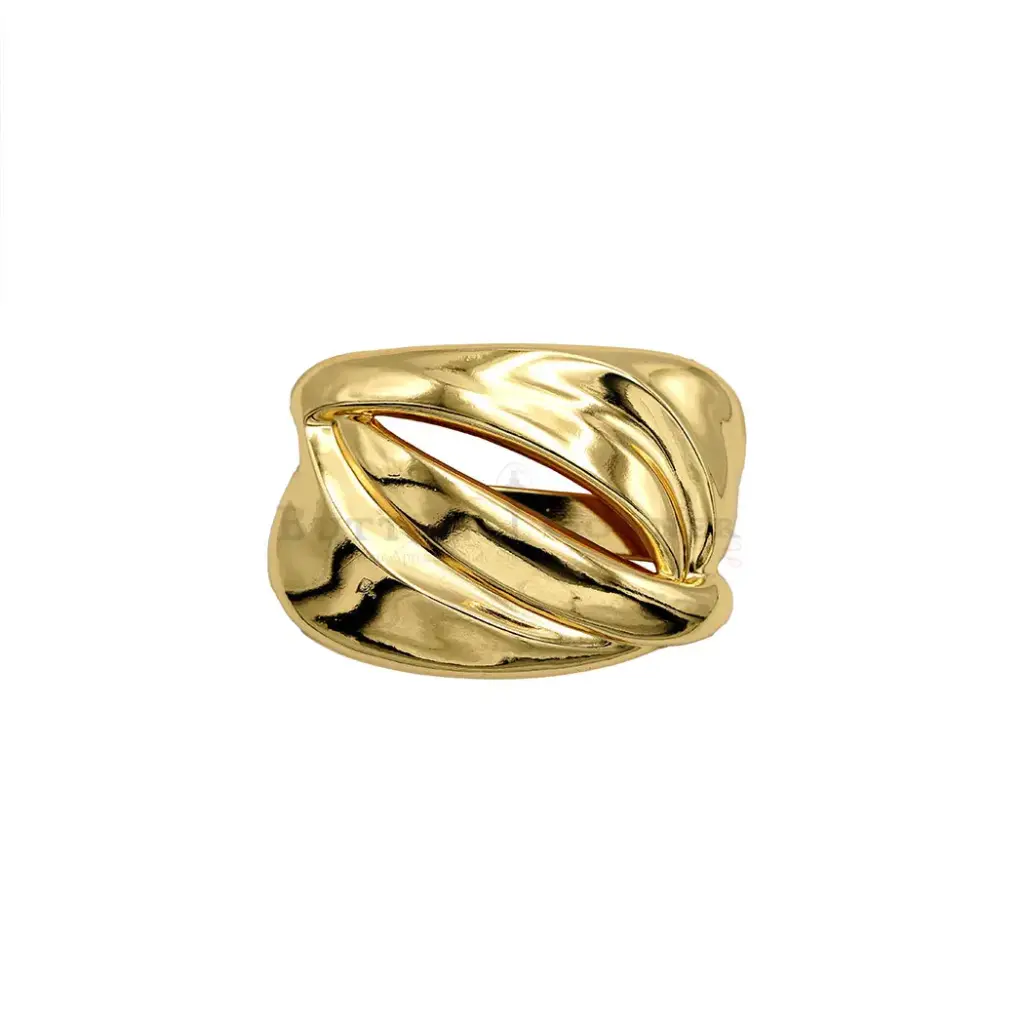 Intertwined Fluid Swirl Style Scarf Buckle