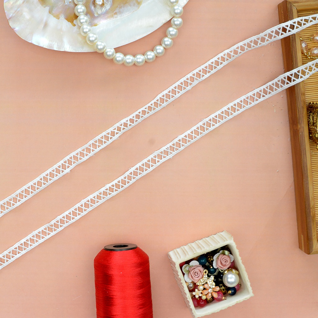 Double-Side Border Shuttle Lace