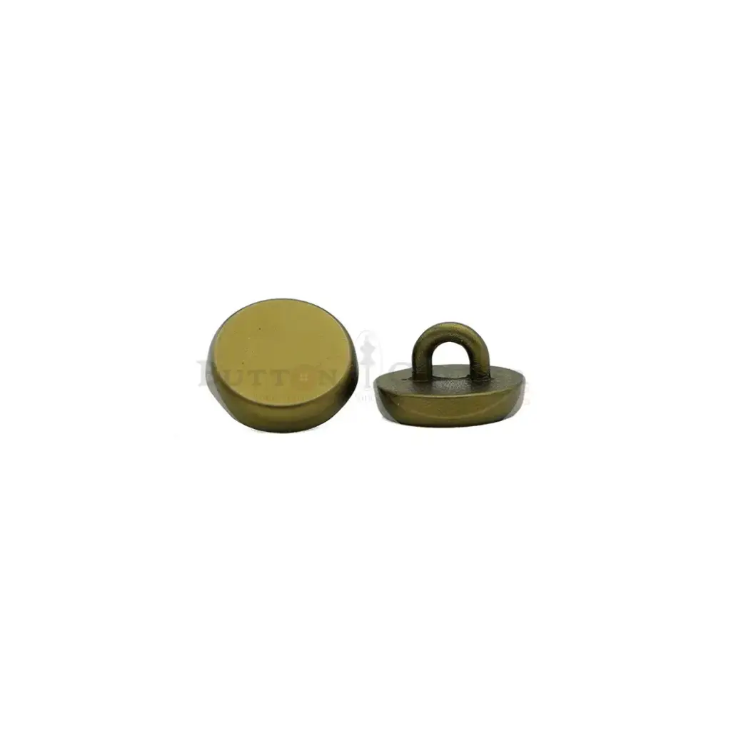 Flat Smooth Surface Downhole Loop Metal Shirt Button
