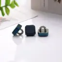 Uper Paint Coated Flat Smooth Surface Downhole Loop Square Shape Metal Shirt Button