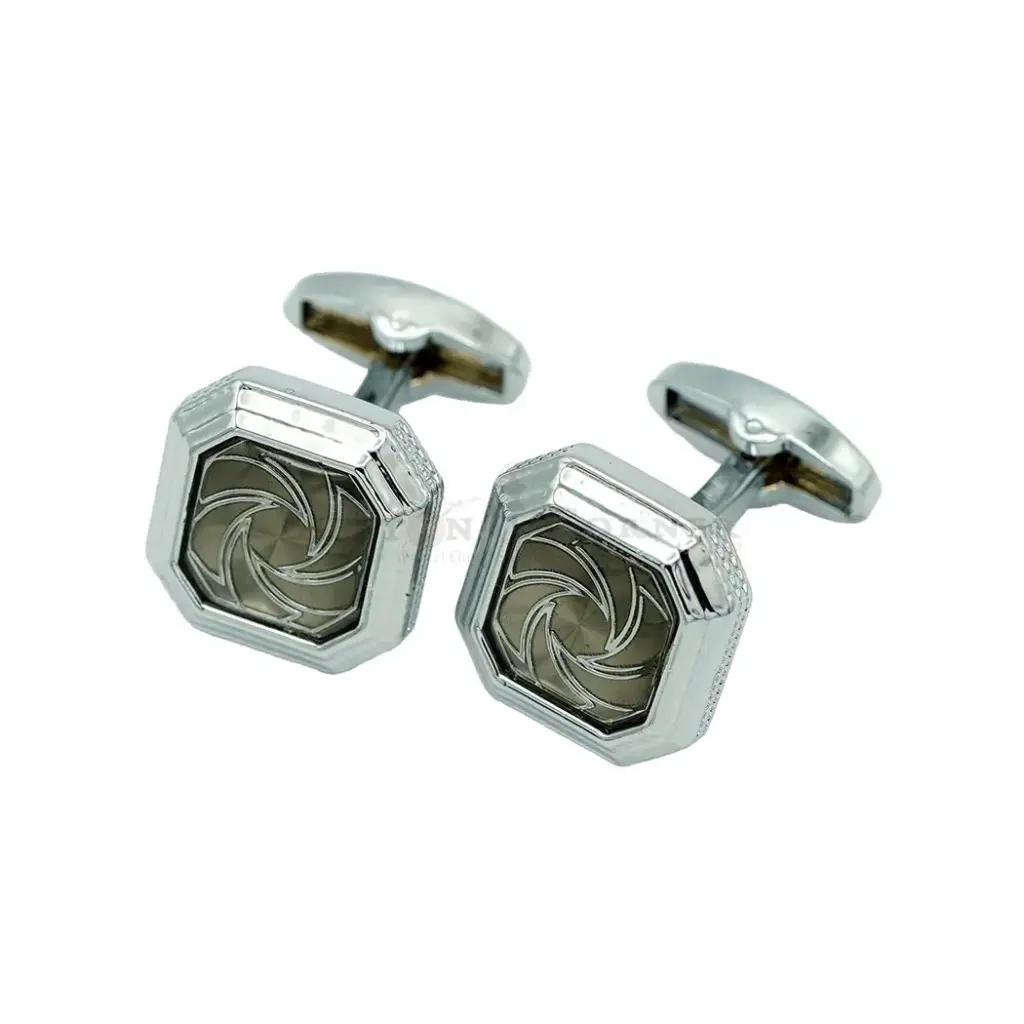 Architectural Spiral Design Cufflink