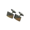 Diagonal Split Scales Texture & Crosshath Style Cufflink