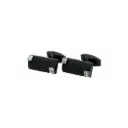 Windowpane Grid Pattern Rectangular Cufflink