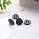 Uper Paint Coated Flat Smooth Surface Downhole Loop Metal Shirt Button