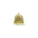 Pearl Dangles & Decorative Rhinestones Fancy Meenakar Hanging