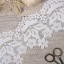 Blooming Blossom Borders Shuttle Lace
