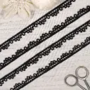 One Side Border Shuttle Lace