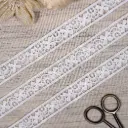 Double Side Border Floral Design Shuttle Lace