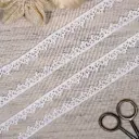 One Side Border Shuttle Lace