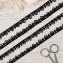 One Side Border Shuttle Lace