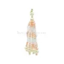 Elegant Style Pearl and Crystal Beaded Tassel