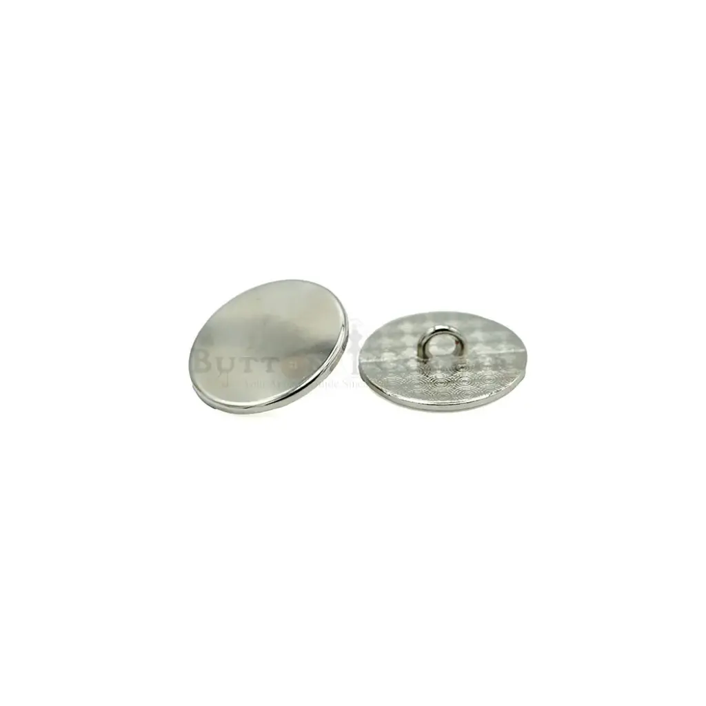 Flat Surface Classic Finish with Downhole Loop Metal Suiting Button