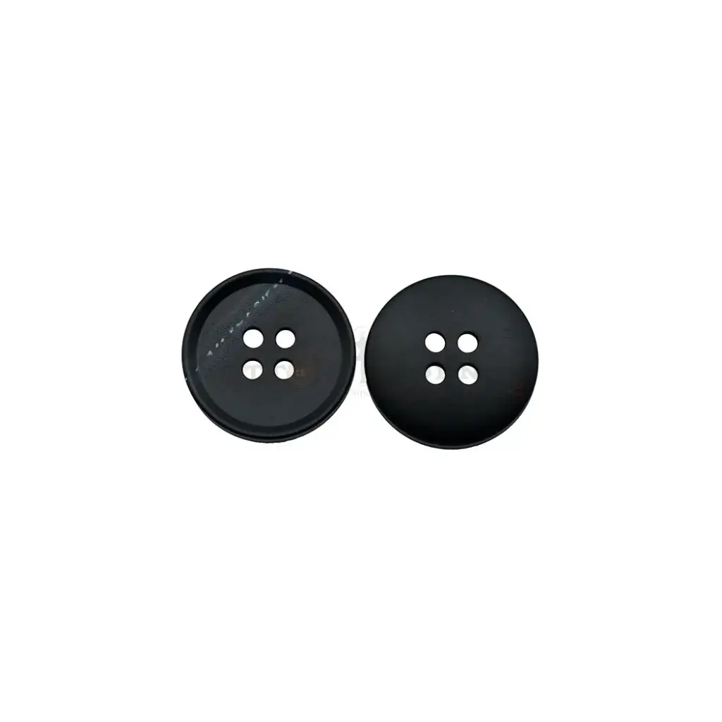 Classic Concave Centre with Side Stippling Textured 4-Hole Suiting Button