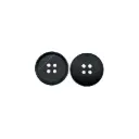Classic Concave Centre with Side Stippling Textured 4-Hole Suiting Button