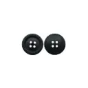 Classic Round Square 4-Hole Concave Centre Polyester Suiting Button