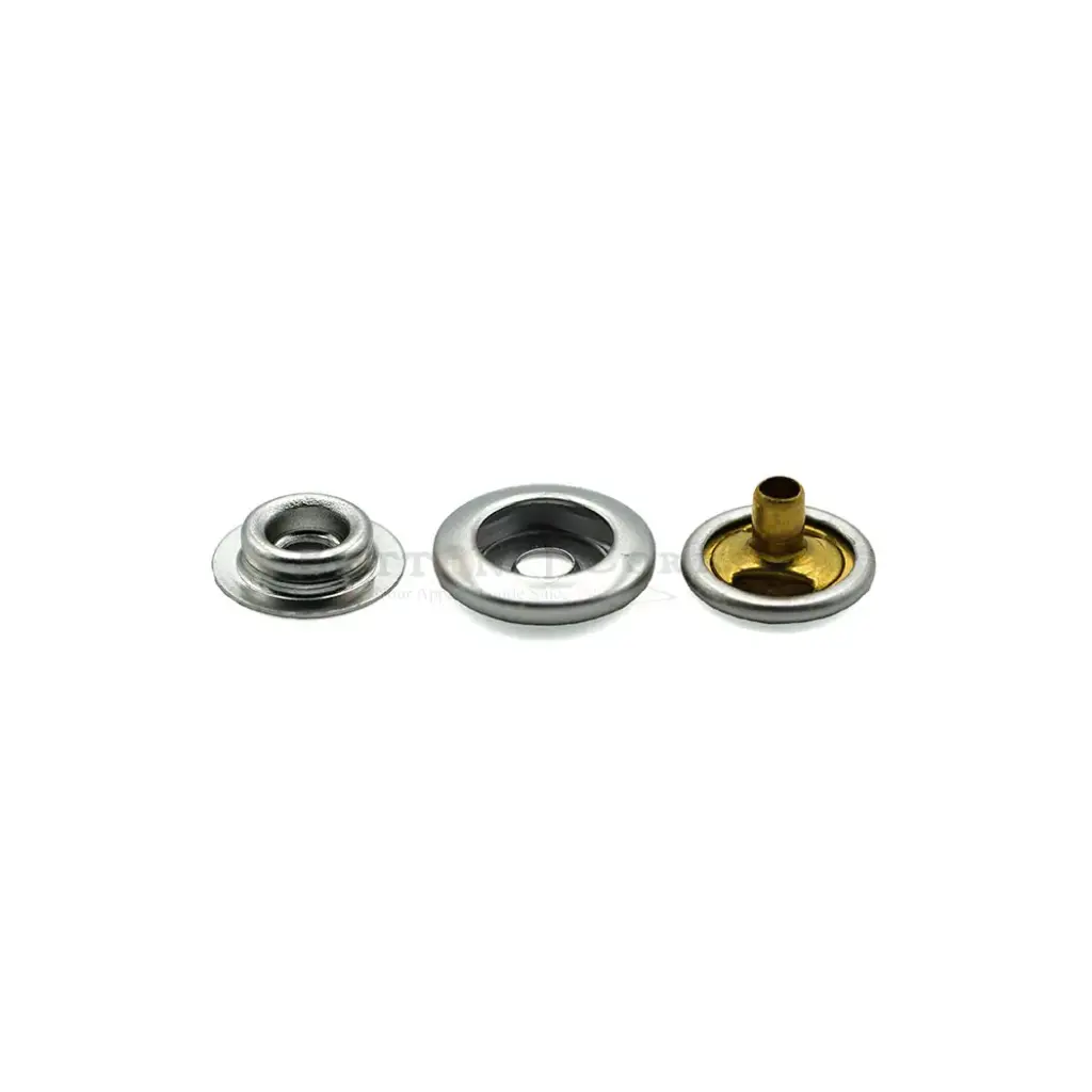 Premium Smooth 3-Down Parts Metal Snap Button