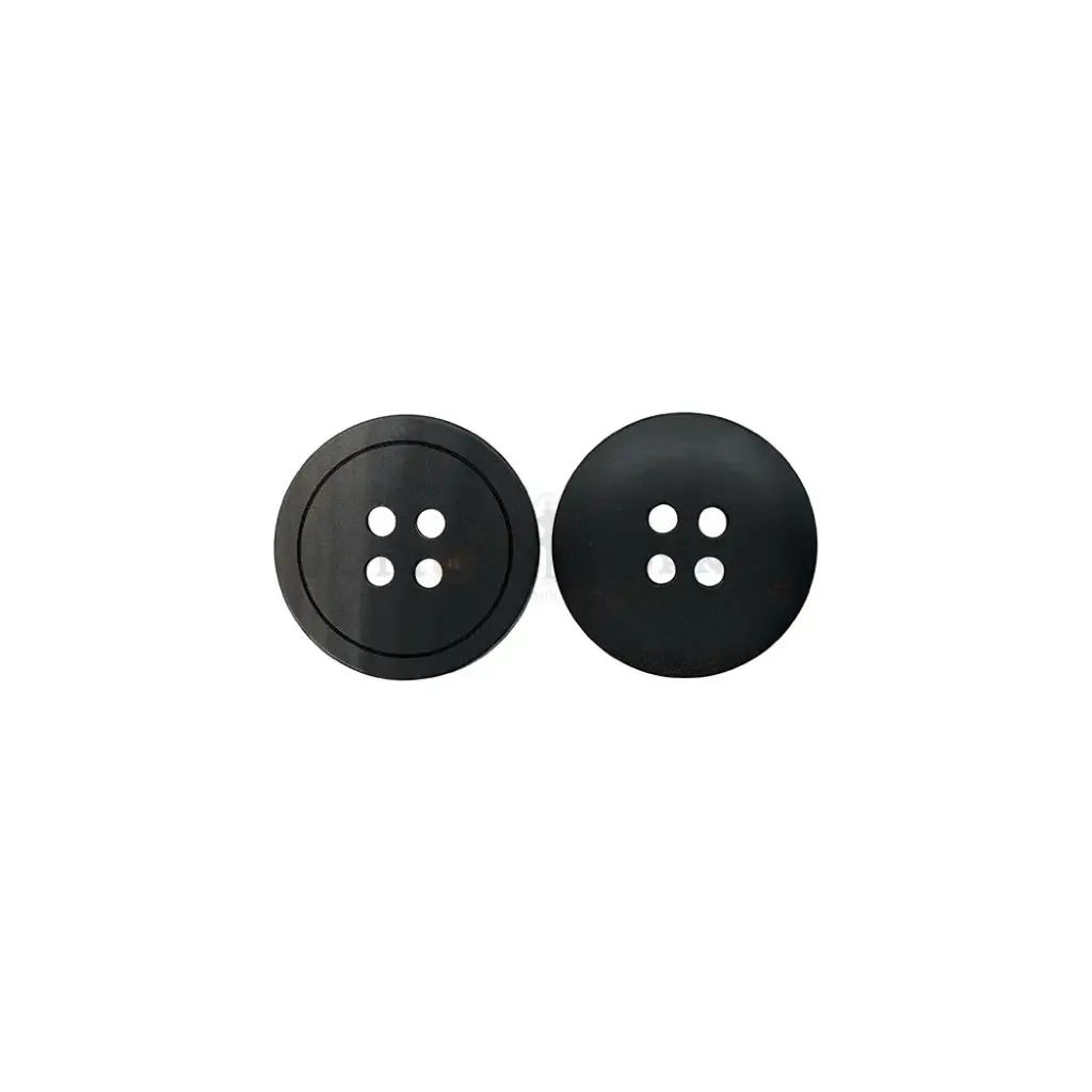 Double-Tone Pearlescent Style Smooth Surface 4-Hole Suiting Button