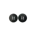 Double-Tone Pearlescent Style Smooth Surface 4-Hole Suiting Button
