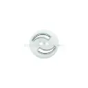Two-Part Suiting Button Embellished with Silver Accent 