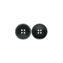 Gunshot Black Plated Brass Rim Marble Textured 4-Hole Suiting Button