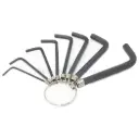 Extra Long 8-Piece Portable L-shaped Allen Wrench Hex Key Set 1.5mm to 6mm
