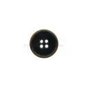 Raised Border with Smooth Concave Centre 4-Hole Corozo Nut Suiting Button