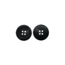 Flat Border Concave Centre 4-Hole Rod Suiting Button