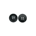 Concave Recessed Centre Raised Border 4-Hole Suiting Button