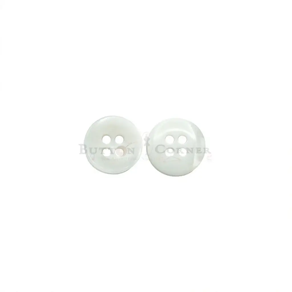Classic Beveled Edges with Deep 4-Hole Centre Polyester Button