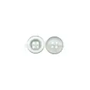 4-Hole Concave Centre with Inner Rim & Raised Border Shirt Button