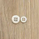 Swirl Design Concave Centre 4-Hole Shirt Button 