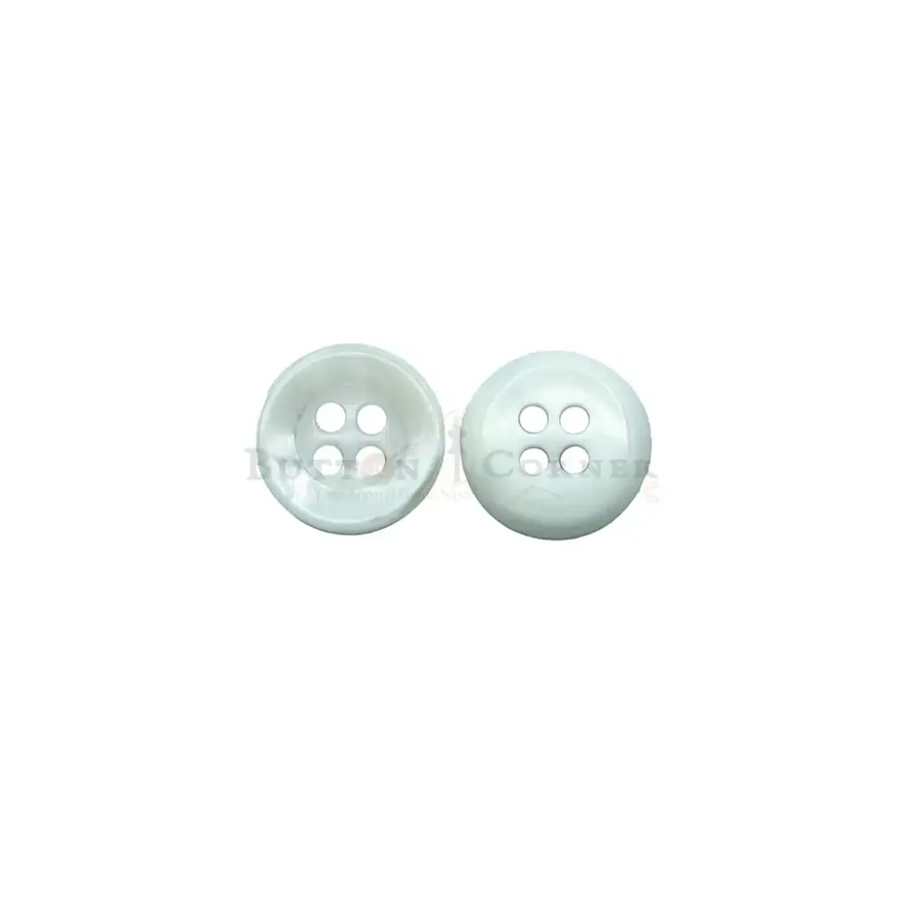 Pearlescent Iridescent Finish 4-Hole Shirt Button