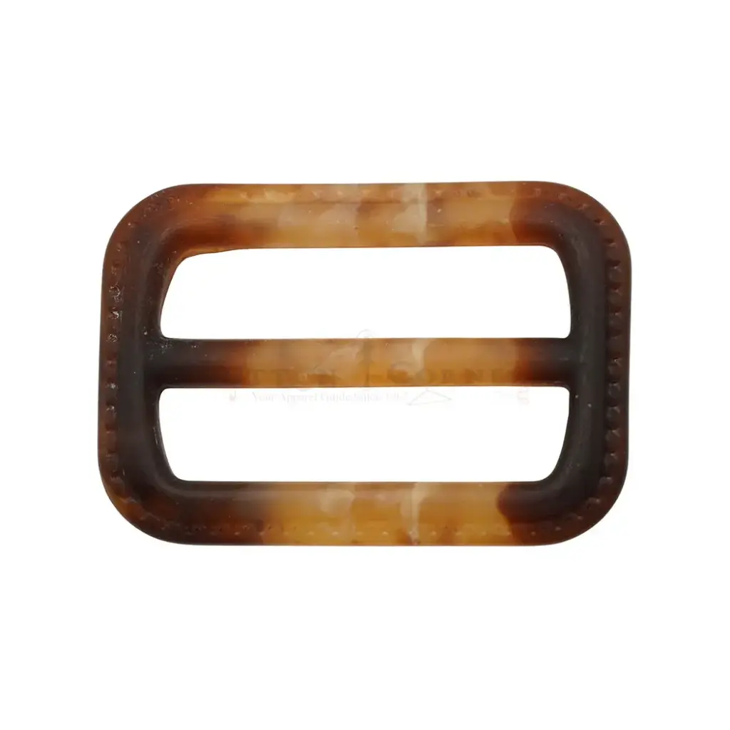 Matt Finish Smooth Edges with Rectangular Shape Marble Textured Dual Slot & Fix Bar Buckle