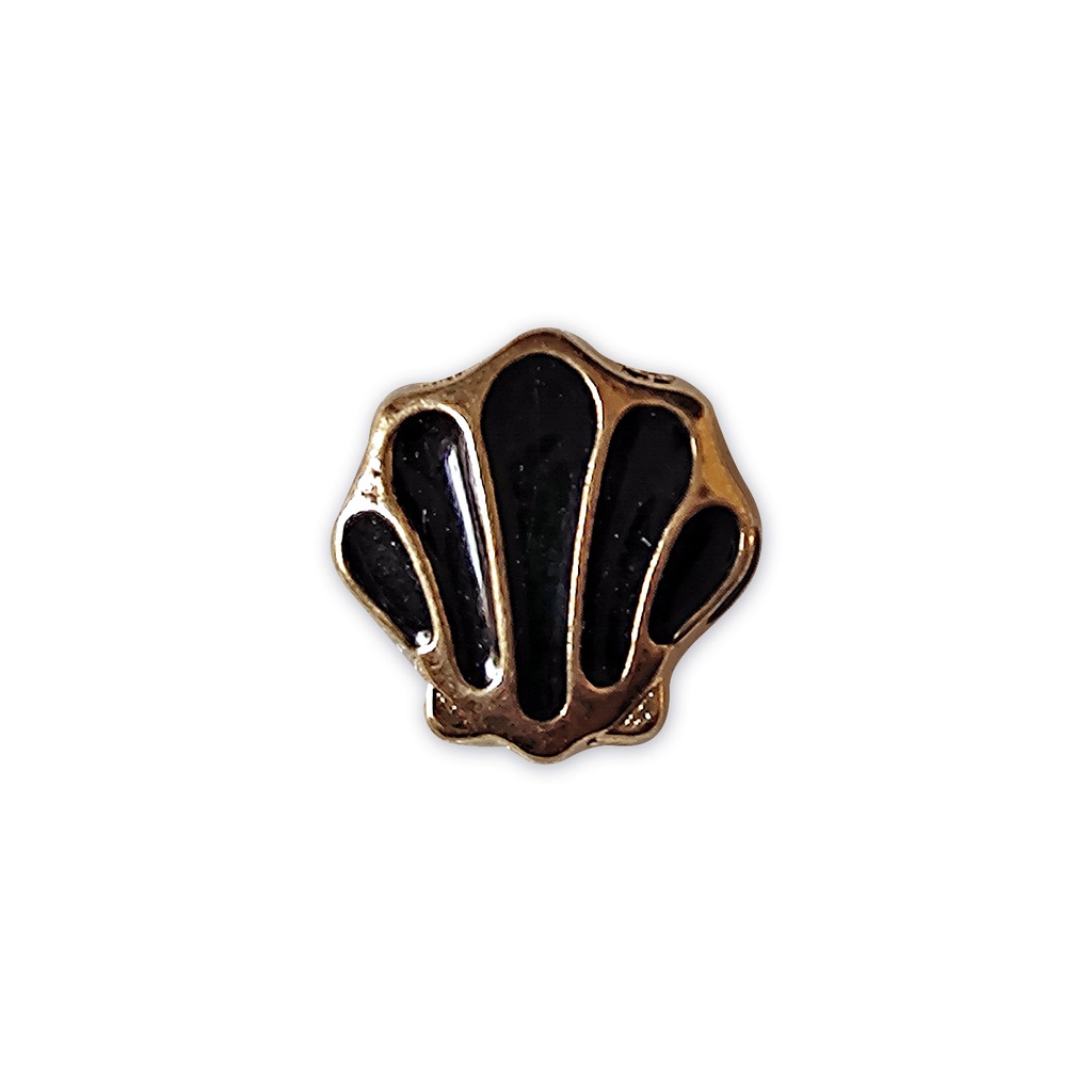 Seashell Shape Metal Shirt Button