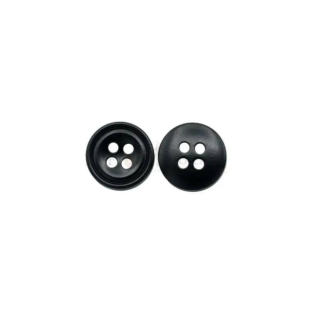 Gradient Ring Design with Thick Outer Rim 4-Hole Shirt Button