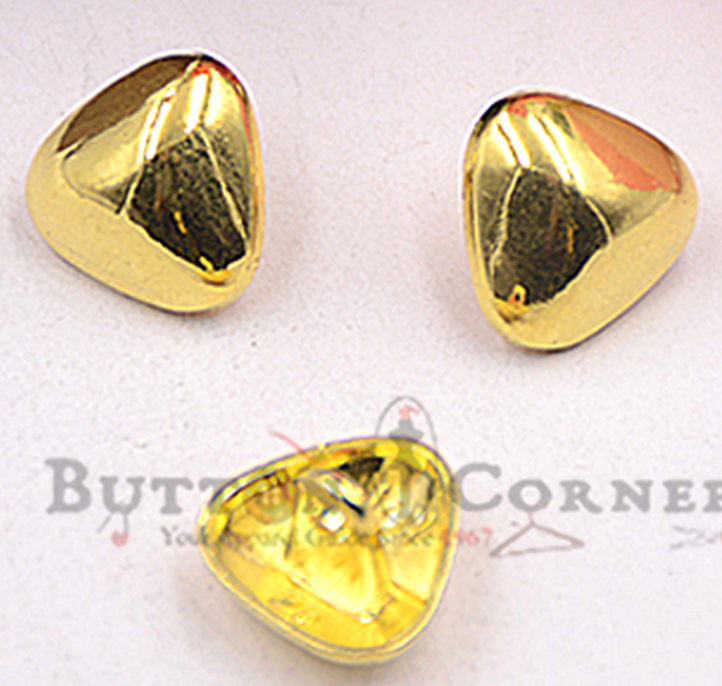 Triangle Shape Metal Shirt Button