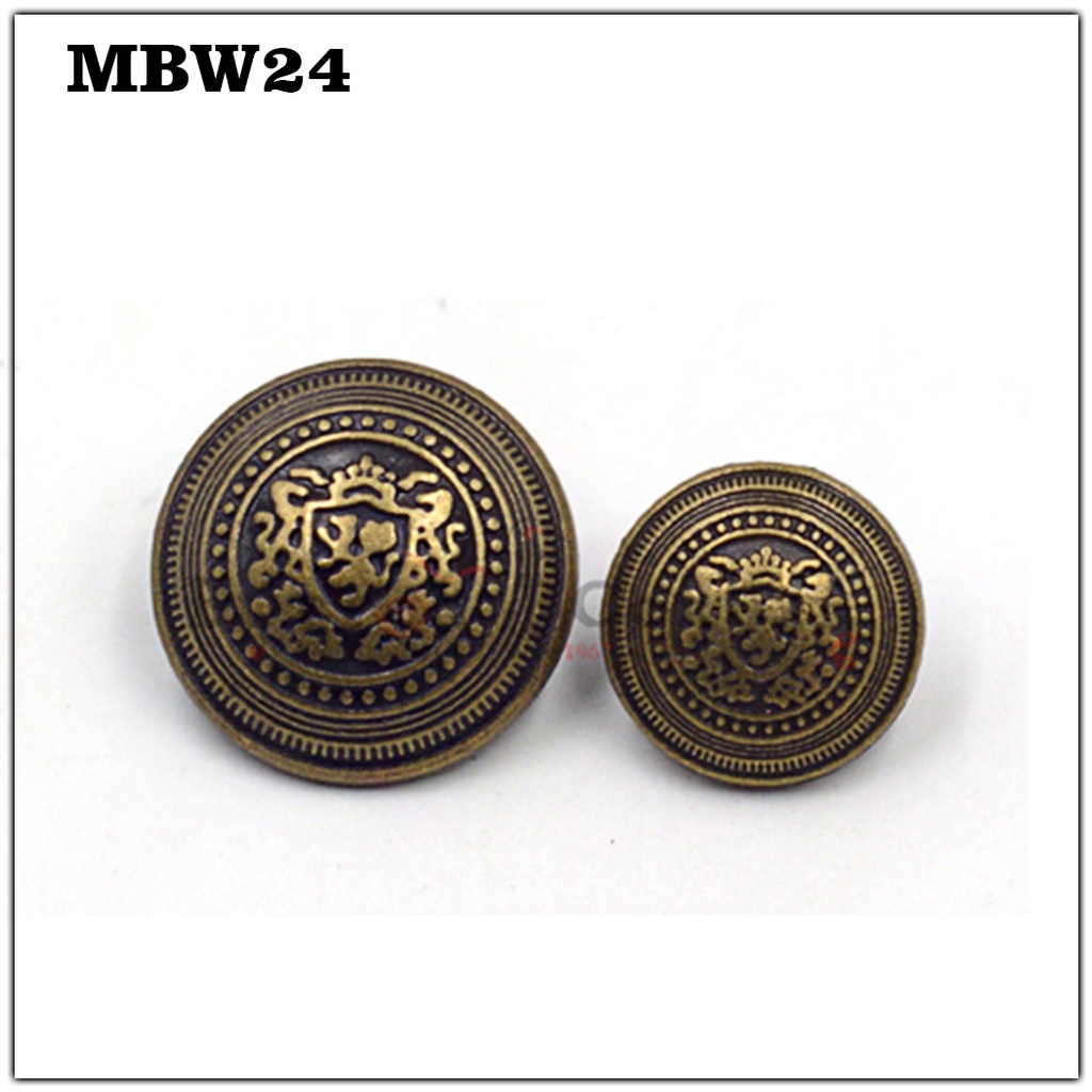 Vintage Design Metal Suiting Button