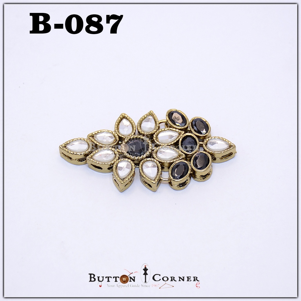 Fancy Kundan Button