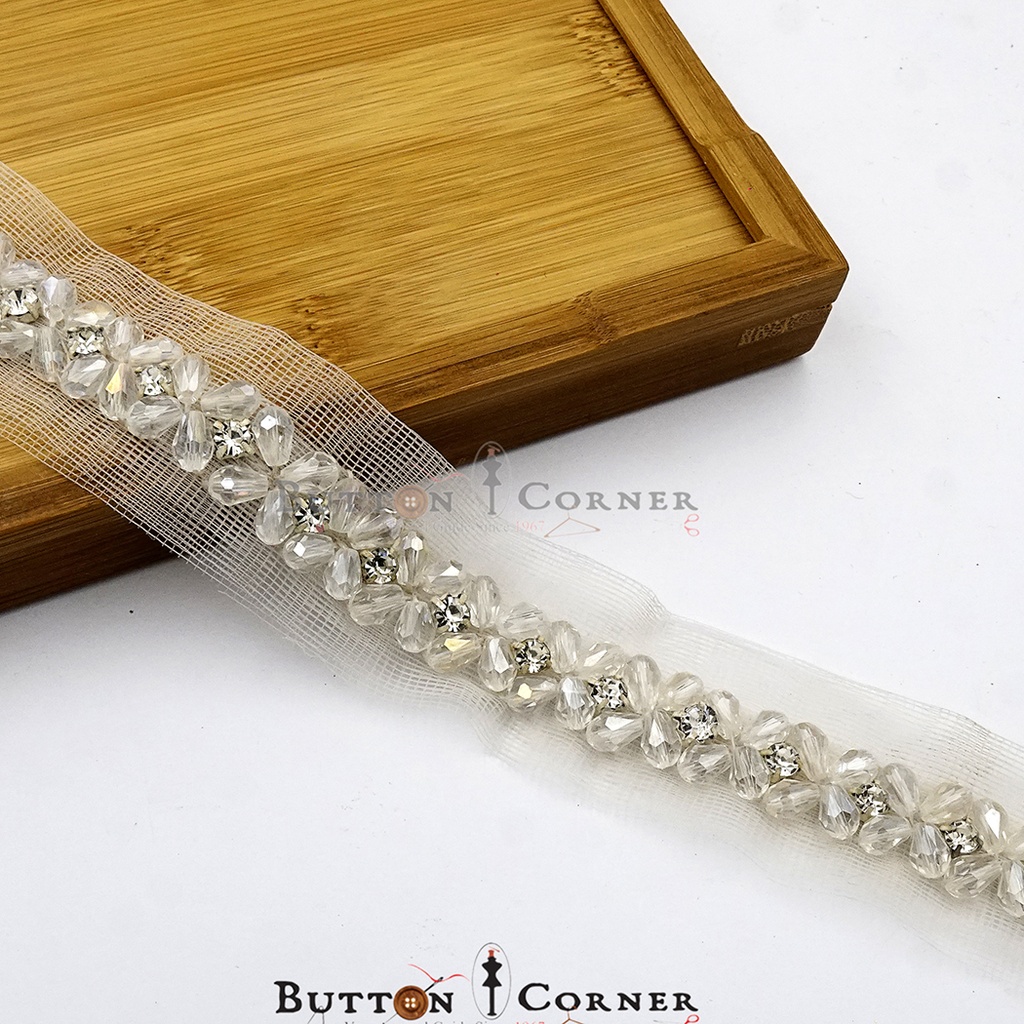 Fancy Net Stone Lace