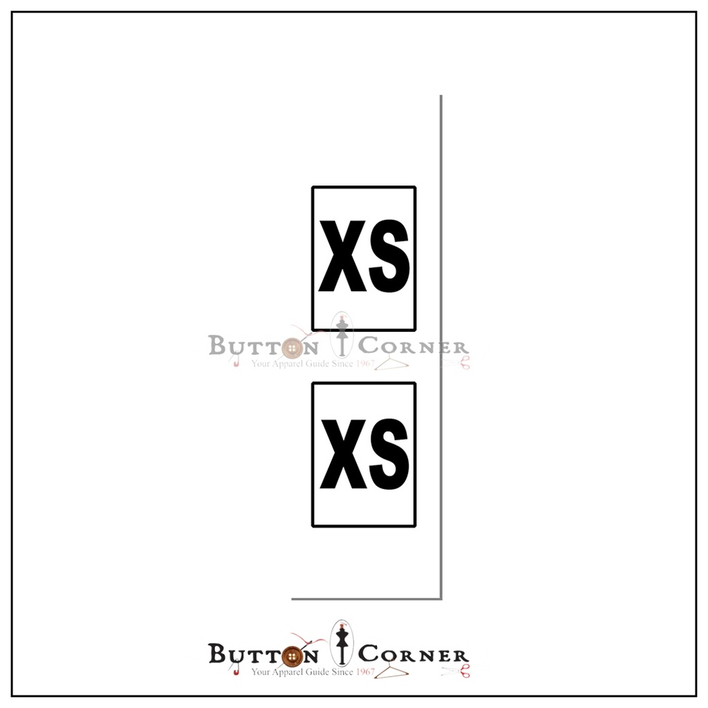 SIZE Label (Non-Woven)
