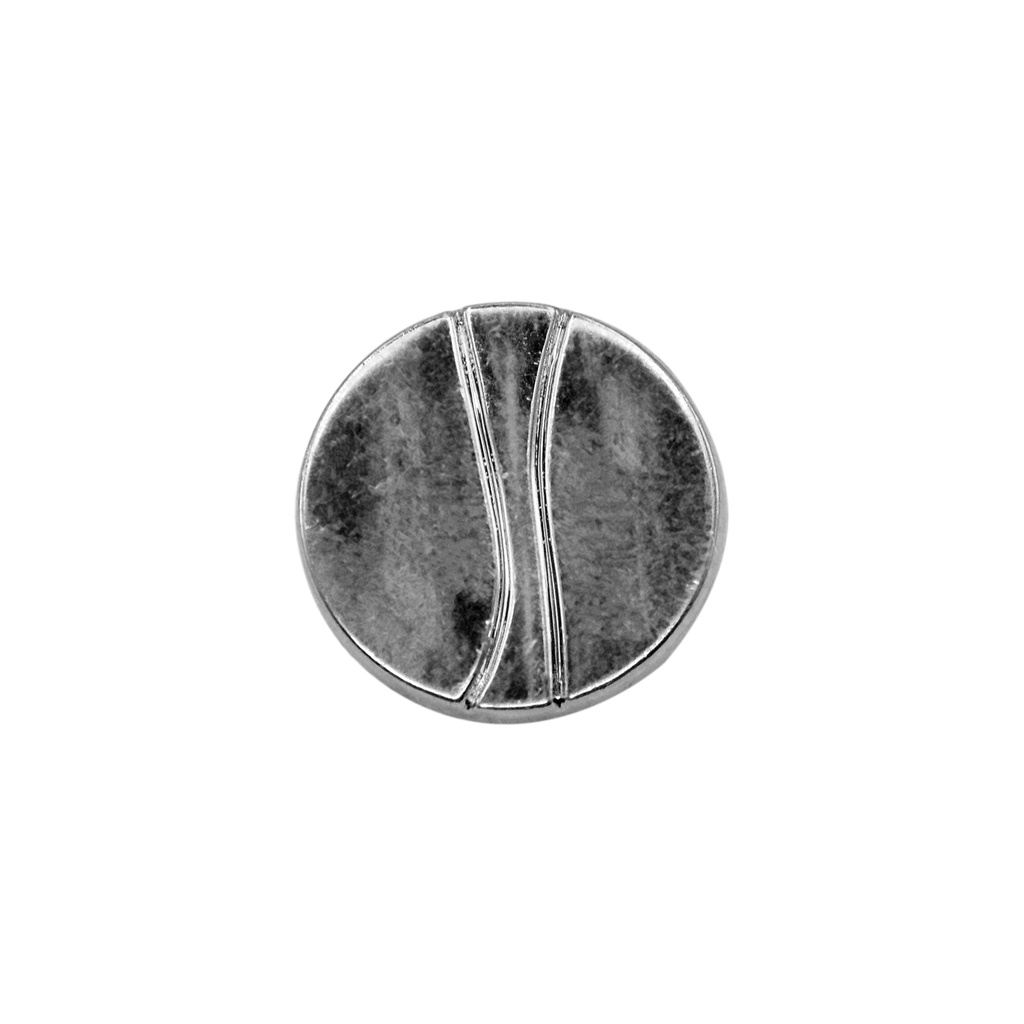 2 Line Metal Suiting Button