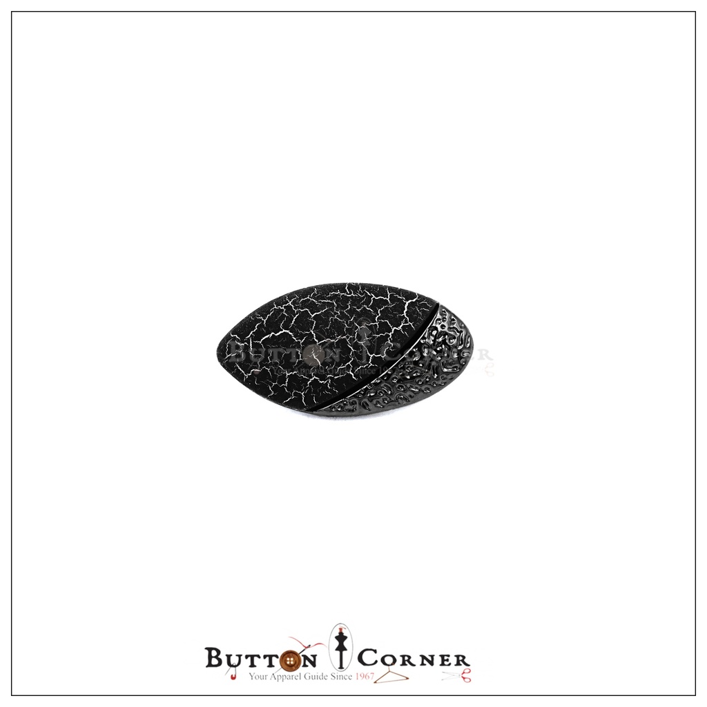 Fancy Buckle Shape Metal Button