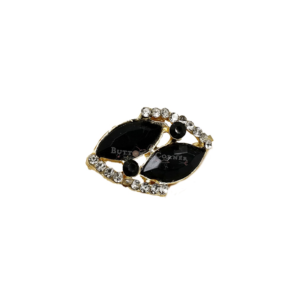 Fancy Crystal Stone Button