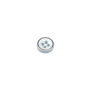 Shirt Button With Shiny Copper Ring